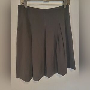 Black Pleated Mini Skirt WHBM